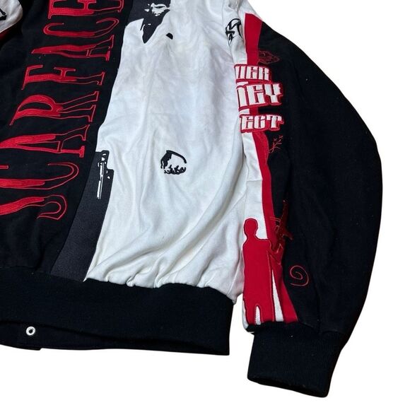 Vintage Scarface Jeff Hamilton Varsity Jacket Large - Picture 9 of 12